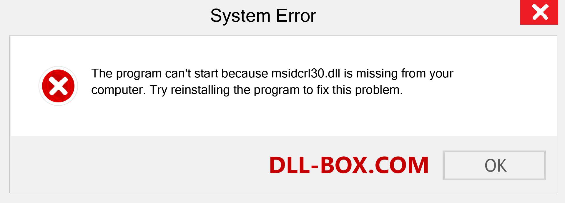  msidcrl30.dll file is missing?. Download for Windows 7, 8, 10 - Fix  msidcrl30 dll Missing Error on Windows, photos, images